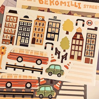 Hình Dán Con Dấu BEKOMILLI [Đường Phố]