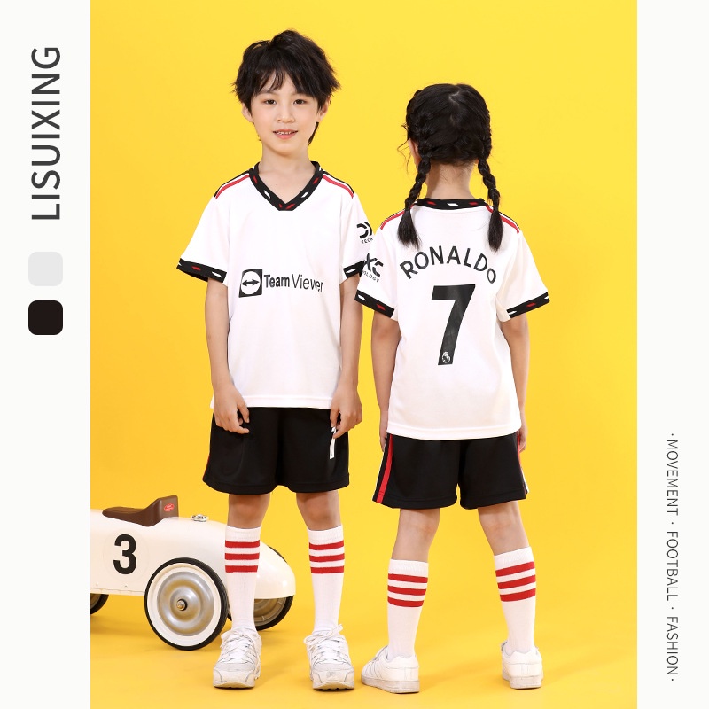 Bộ Áo Quần Đá Banh Số 7 Ronaldo Mùa 22-23 Cho Bé Trai Và Bé Gái