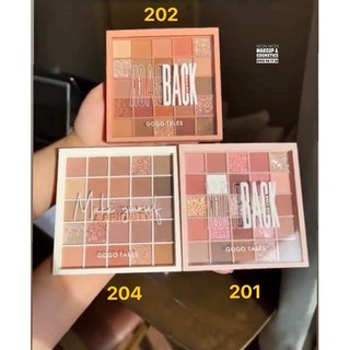 Bảng phấn mắt nhũ lì 25 ô gogotales chính hãng back to reality gt282 - gogo tales