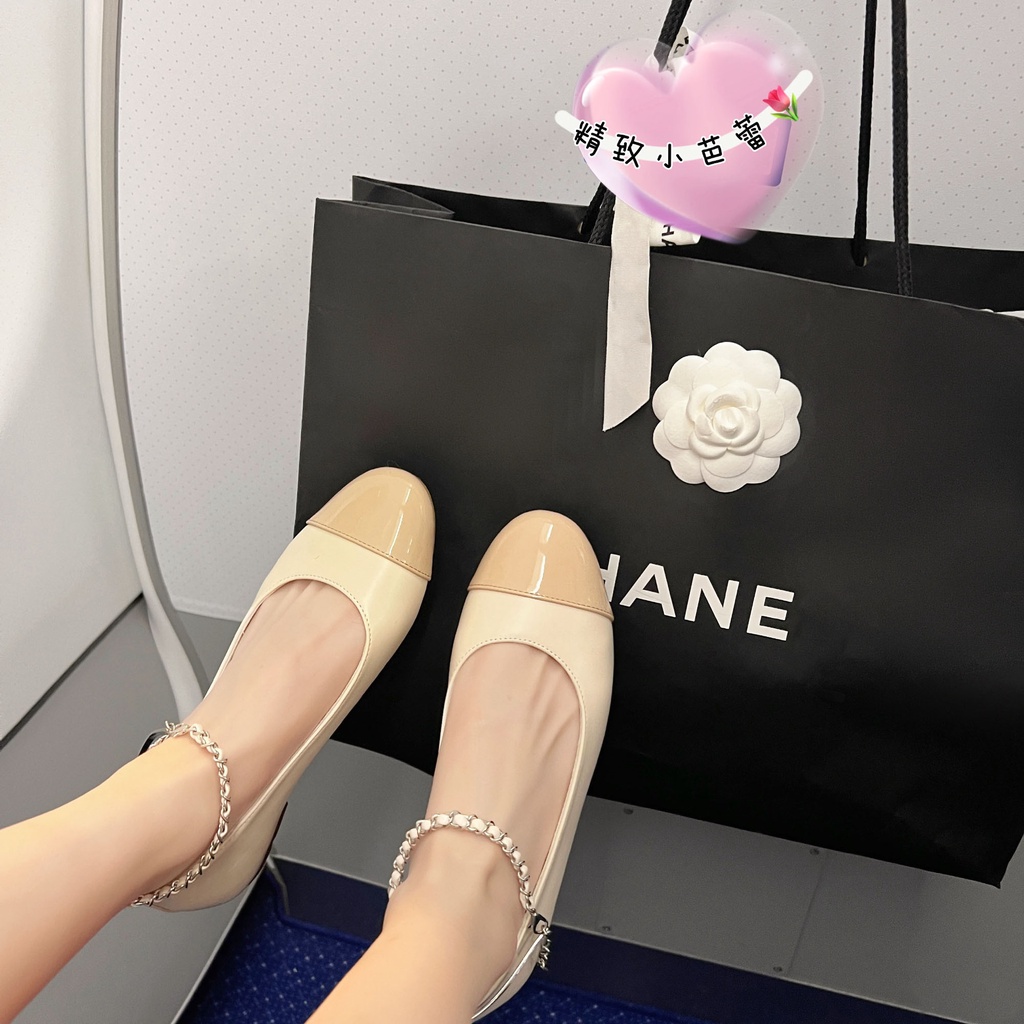 Giày búp bê nữ xinh chất da đẹp đế êm chân phong cách tiểu thư nữ tính