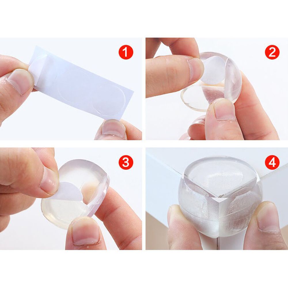 Miếng Bọc Góc Bàn Dày Dặn Trong Suốt Chống Va Chạm Bảo Vệ An Toàn Cho Bé