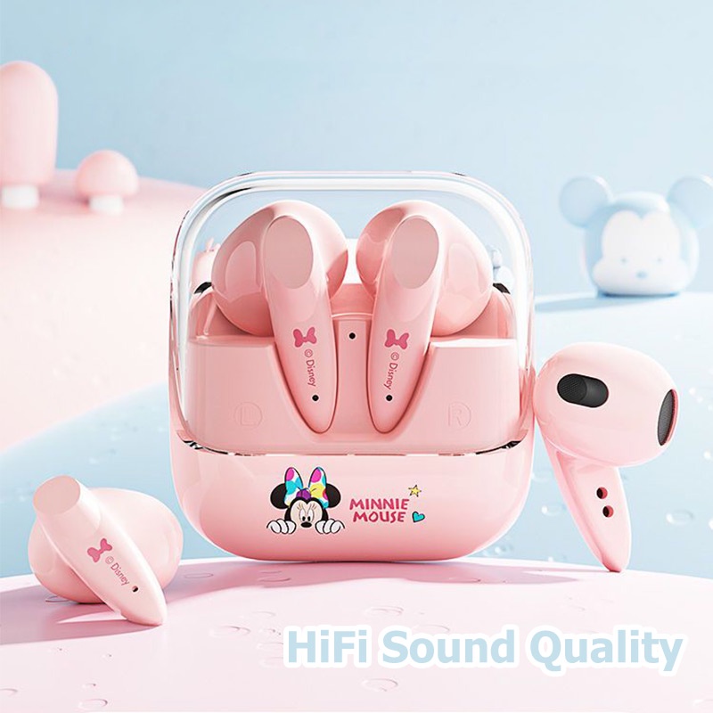 Tai Nghe Nhét Trong Disney YP-66 Kết Nối Bluetooth 5.3 Không Dây Âm Thanh Chất Lượng Âm Thanh Thấp Hình Winnie The Pooh Micky Minnie Strawberry Lotso HiFi