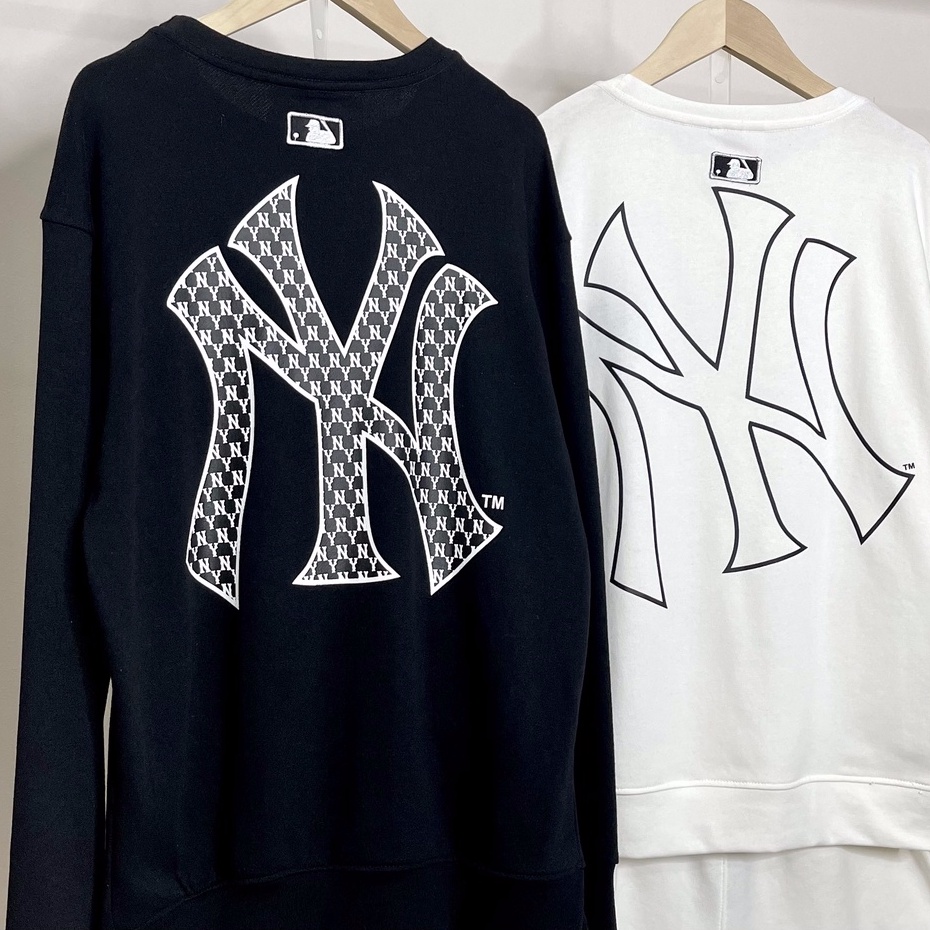Set bộ thun nỉ sweater NY MLB xuất xịn bộ đùi dài tay vnxk nỉ da cá