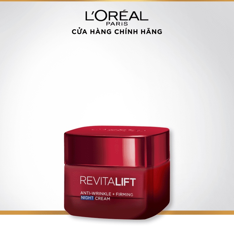 Kem dưỡng săn chắc da và giảm nếp nhăn L'Oreal Paris Revitalift ban đêm 50ml (kem đêm)