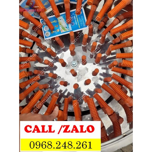 Máy vặt lông gà phi 60 tặng 1 phễu cắt tiết nhỏ inox