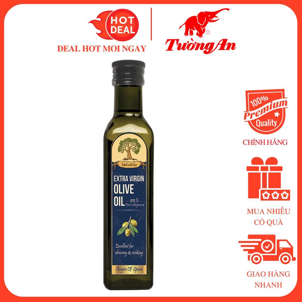 Dầu Ôliu Tường An Extra Virgin 250ML