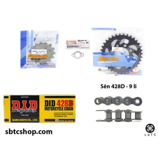 Nsd nhông dĩa recto sên did kawasaki w175 chính hãng
