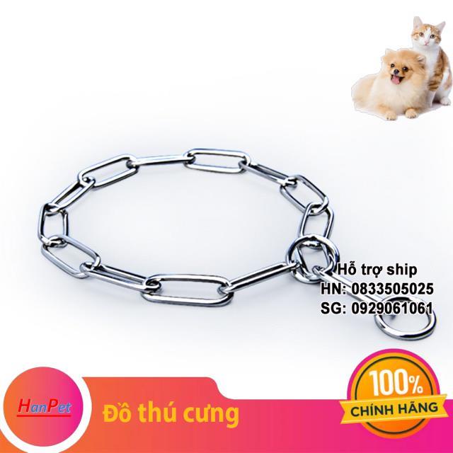 Hanpet.GV- 753- Vòng cổ chó bằng inox (Size nhỏ : 3.0 x 54cm) (- 4711889)