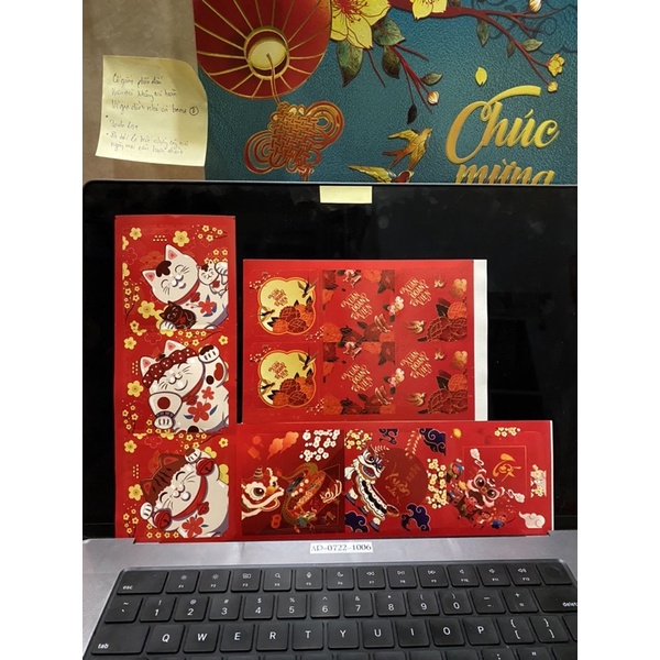Tem Tết Decal dán chúc mừng năm mới 2024 - Sticker decor trang trí Tết Happy New Year Sticker @gocdoquyen