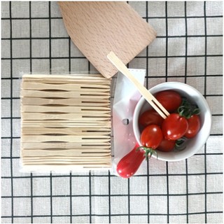 Nĩa tre dùng một lần (nĩa gỗ dùng một lần, xiên tre) - 100 cây