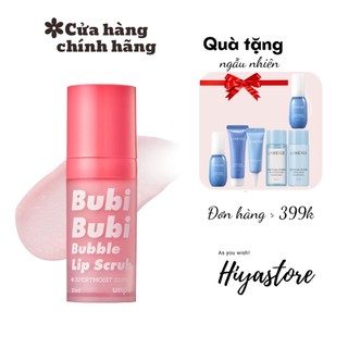 Tẩy da chết sủi bọt thải độc môi unpa bubi bubi lip 12ml chính hãng