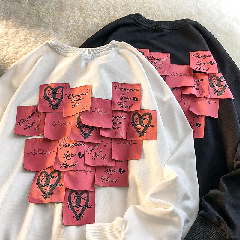 Áo NRVP thể thao tay dài có in chữ thời trang phong cách cho nữ