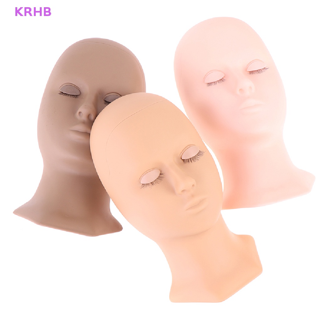 Đầu Ma Nơ Canh Luyện Tập Trang Điểm Lông Mi KRHB Mới