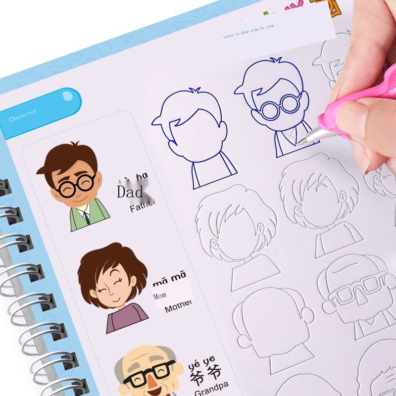 Tranh Vẽ Vui Nhộn Đơn Giản Cho Bé Học Bước-by-step