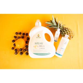 Nước giặt Fuwa3e 4000ml hữu cơ organic từ Enzyme sinh học an toàn cho bé, nước giặt sinh học không hương liệu