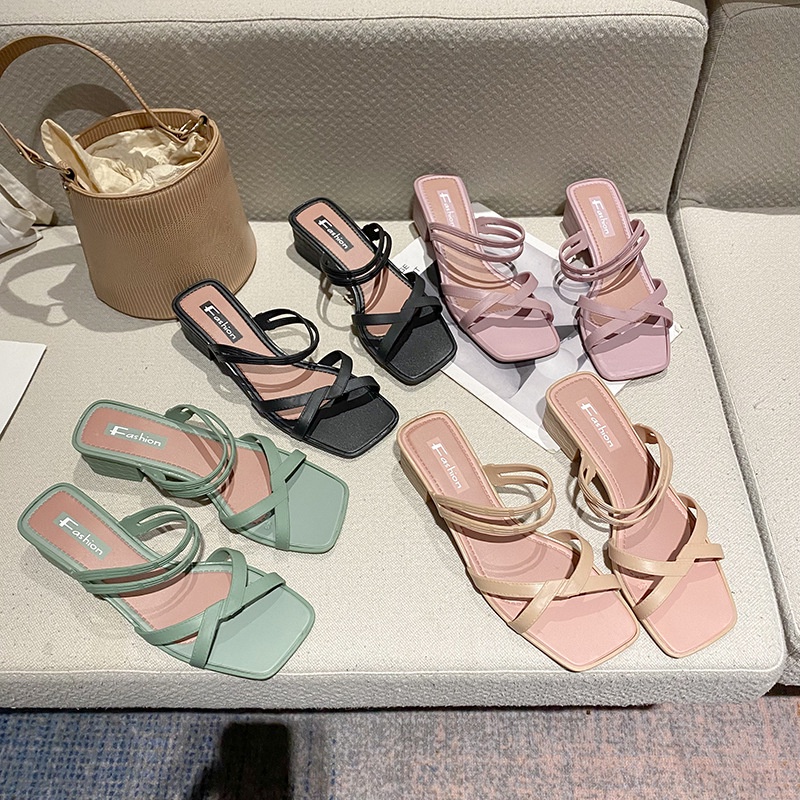 Dép Sandal Đế Xuồng Cột Dây Thời Trang Mùa Hè Cho Nữ