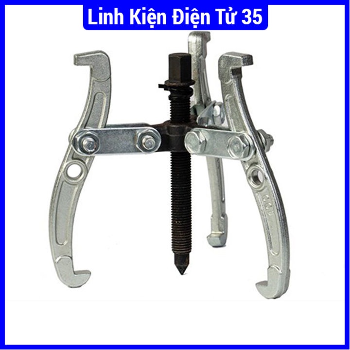 Vam cảo 3 càng Asaki AK-1038 kích thước 4 Inch càng 12 cm độ chính xác cao giúp kẹp chặt và xử lí linh kiện tốt