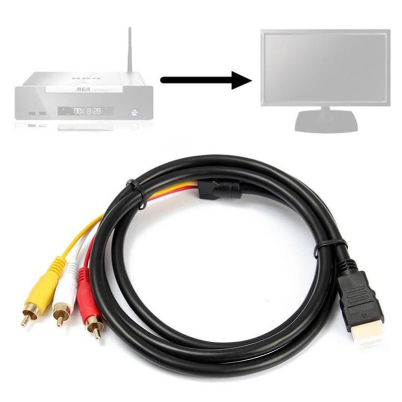 Cáp Chuyển Đổi Hdmi Sang Av Hdmi 3Rca Dài 1.5M Sang V9B1 Chuyên Dụng