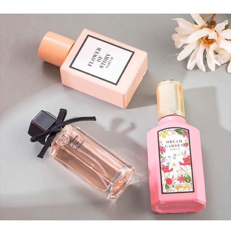 Set 3 chai nước hoa nữ G.C mini thơm lâu phiên bản mini cao cấp Xiaomimi