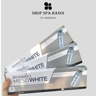 [SPA HN] Serum Phấn Cấy Trắng Da Meso White Dermedics Hàn Quốc Hộp 10 ống