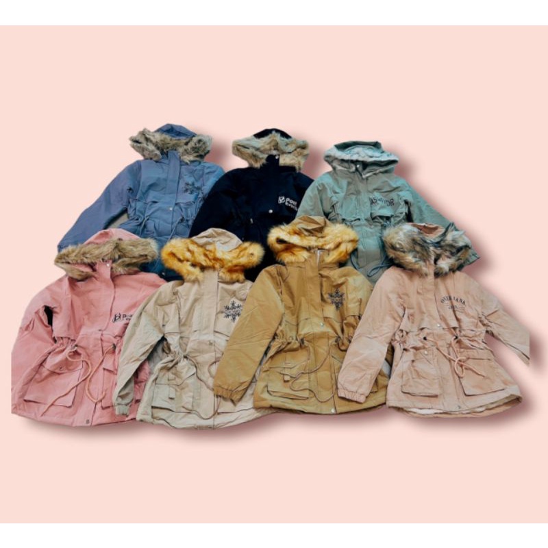 ÁO KHOÁC LÓT LÔNG PARKA NỮ.