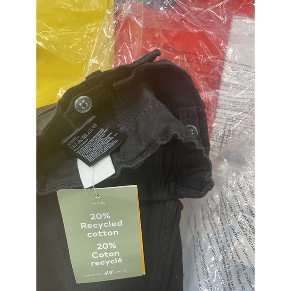 Quần jean đen bé trai HM H&M mã 1045770002_hàng chính hãng authentic