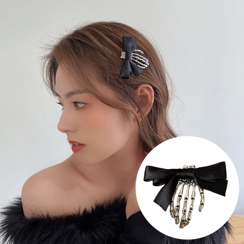 Kẹp Tóc Mạ Bạc Y2K Hình Trái Tim Phong Cách Loli Thời Trang Cho Nữ Y2K