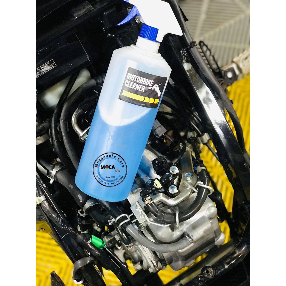 Dung dịch tẩy rửa ĐA NĂNG Motobike Cleaner lốc máy,nhông sên dĩa, dây điện sườn xe dành cho ôtô, xe máy tặng  bàn chải