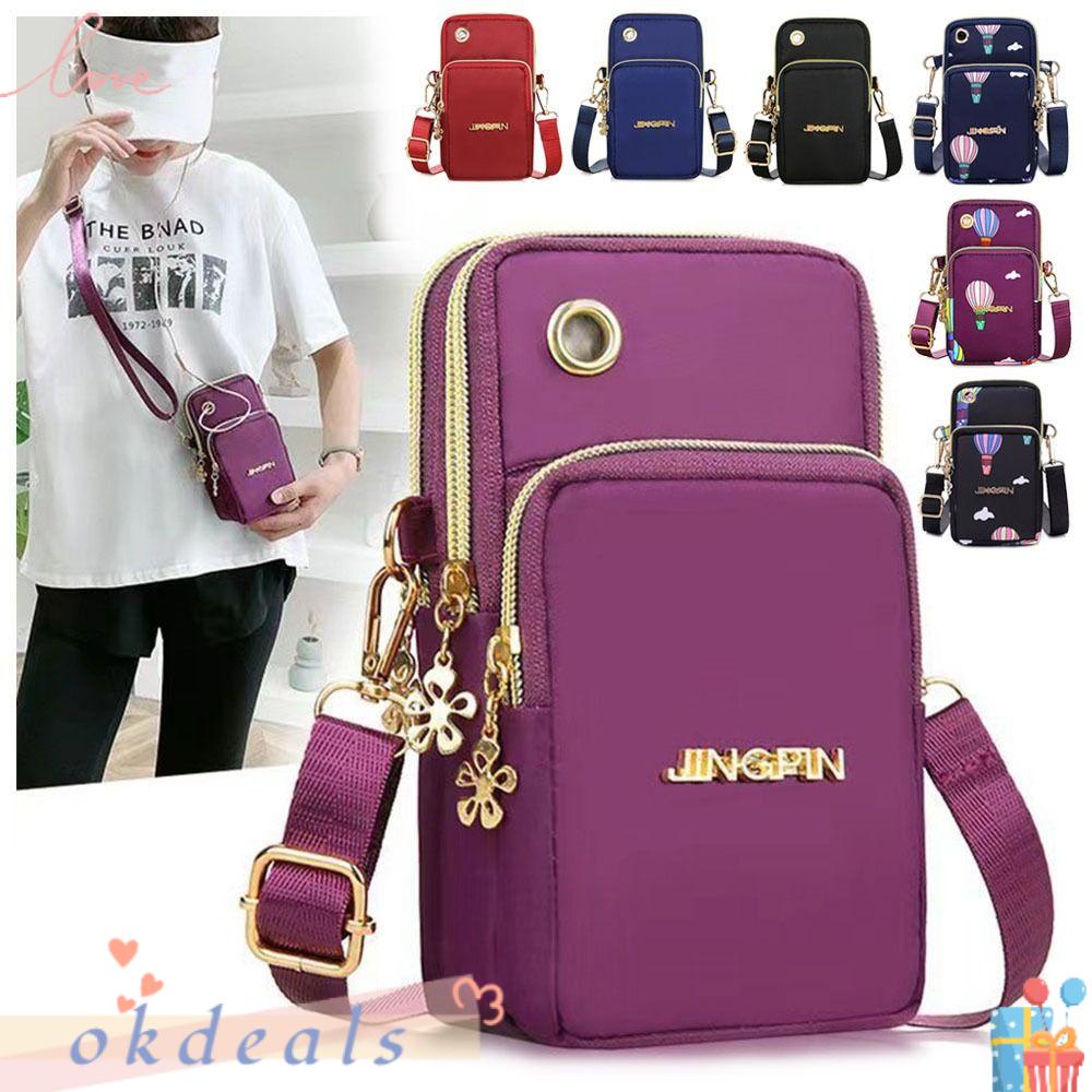 Túi Thể Thao Đeo Cánh Tay 3 Lớp Đựng Điện Thoại Tai Nghe Nhét Tai / Túi Đeo Chéo OKDEALS Thời Trang