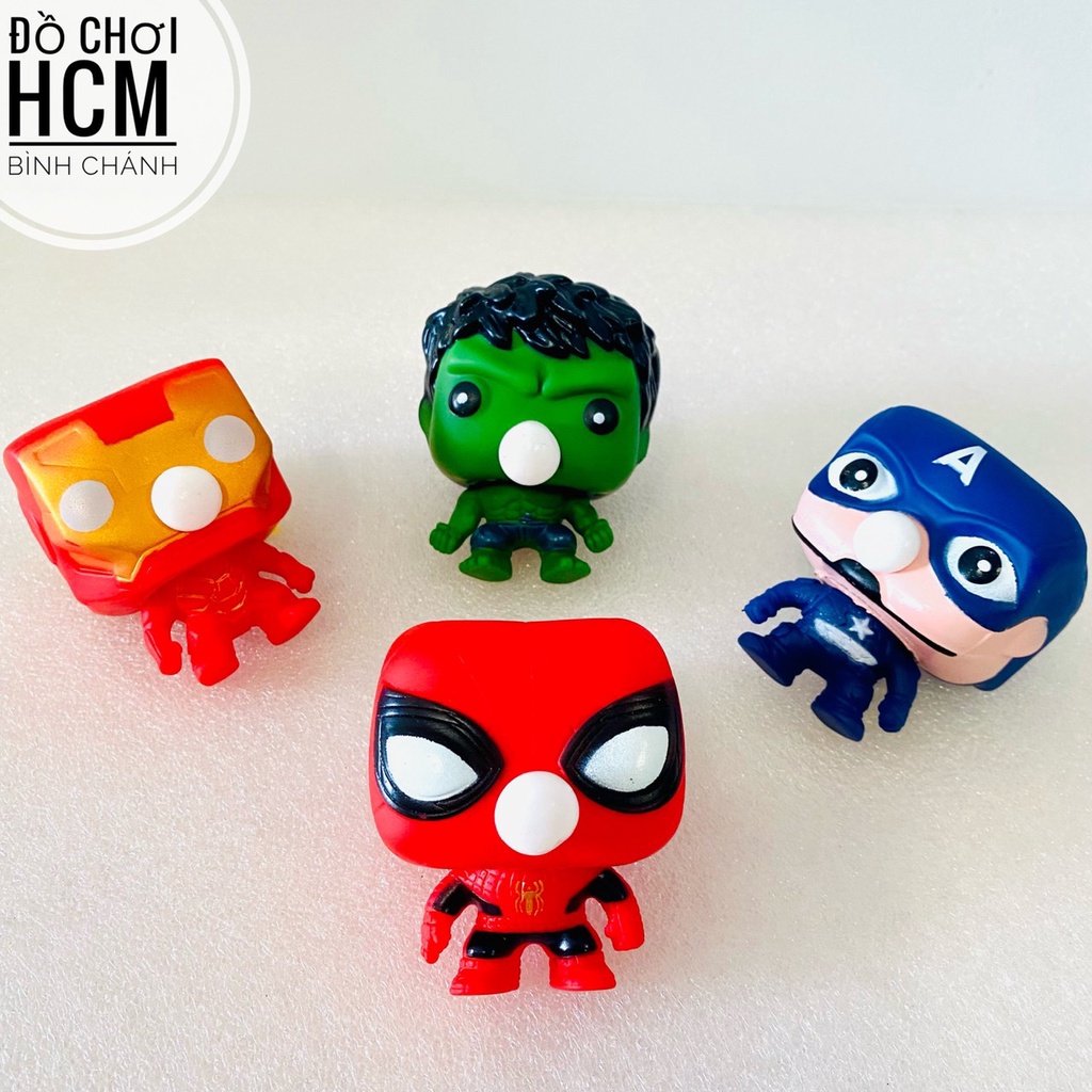 Đồ chơi trẻ em siêu anh hùng thổi bóng cho bé thích Hulk, Spider man, Captain American, Iron man