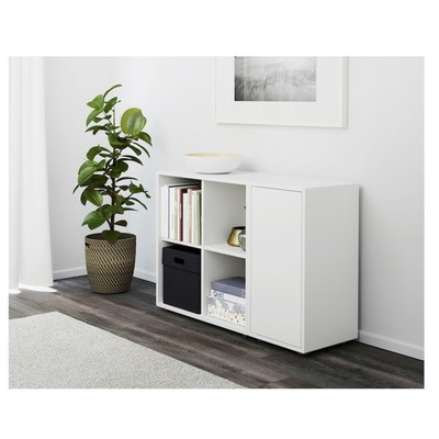 NIKOS, Kệ tủ kệ để đồ đa năng 6 hộc CBN_001, 105x35x72cm, kệ gỗ tủ gỗ Scandi Home