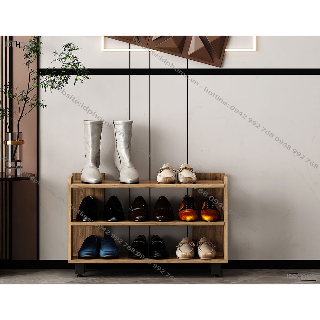 Kệ gỗ để giày 3 tầng nhỏ gọn SP6813