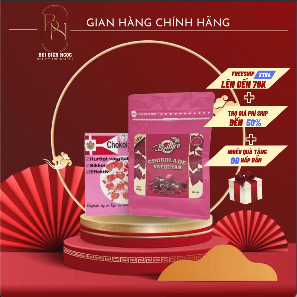 (1 Hộp = 2 Túi) Kẹo Socola Giảm Cân, Giảm Mỡ Béo, Giảm Cảm Giác Thèm Ăn Nhanh Chóng, An Toàn Chokolade Vaegttab Đan Mạch