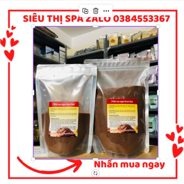 1 kg mặt nạ ngũ hoa hạt bé ,nạ đắp mặt handmade nguyên chất