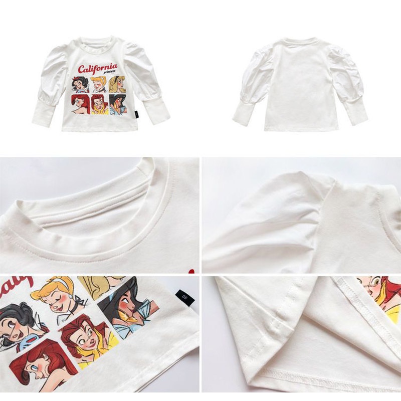 CATIMINI Áo Thun Tay Phồng Dài Thời Trang Mùa Thu Xinh Xắn Cho Bé Gái