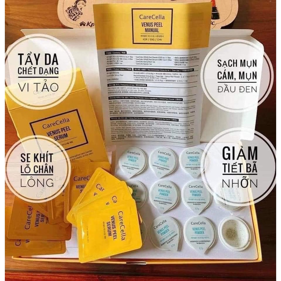 Vi Kim Tảo Biển Sinh Học Tái Tạo Da Care Cella- sekhit lỗ chân lông, mờ thâm nám, sạch mụn