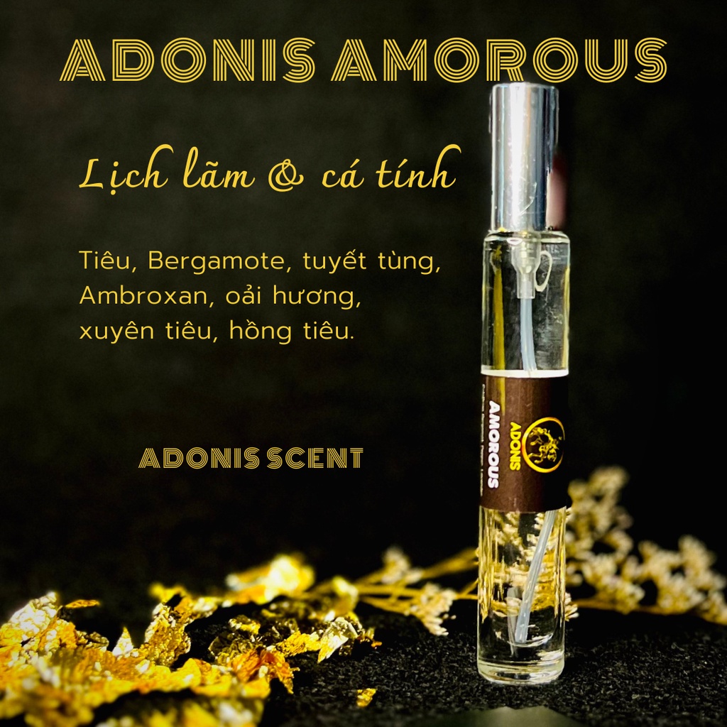 Nước hoa Adonis Amorous – Lịch lãm & Bí Ẩn