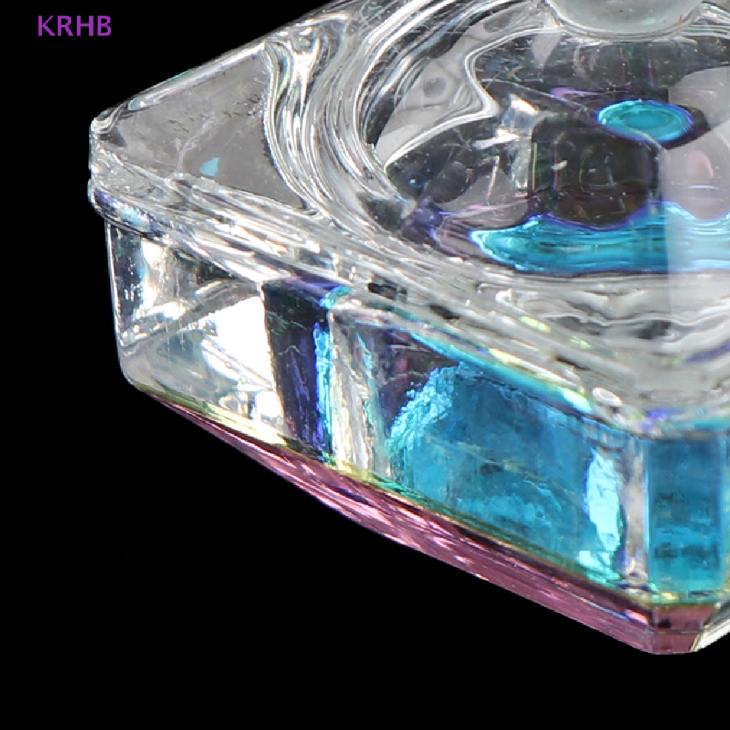 Bộ Dụng Cụ Bát Đĩa Làm Móng Nghệ Thuật Bằng Thủy Tinh Acrylic Pha Lê Mưa KRHB Mới