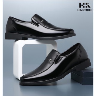 Giày lười nam trung niên hàng đế kếp xịn da bò cao cấp kiểu dáng cổ điển dễ đi - bảo hành 12 tháng