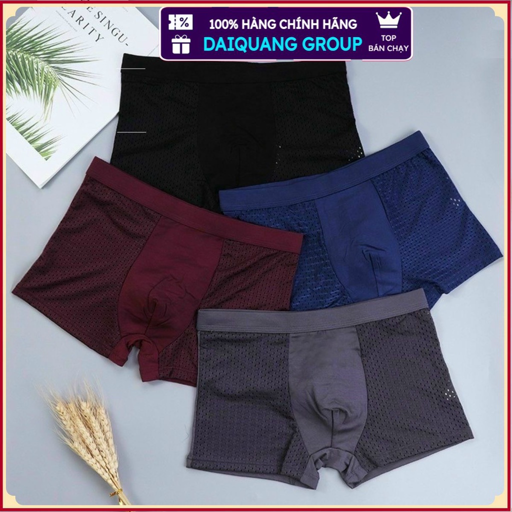 Sét 4 quần sịp thông hơi cao cấp kèm hộp 𝐃𝐀𝐈𝐐𝐔𝐀𝐍𝐆𝐆𝐑𝐎𝐔𝐏