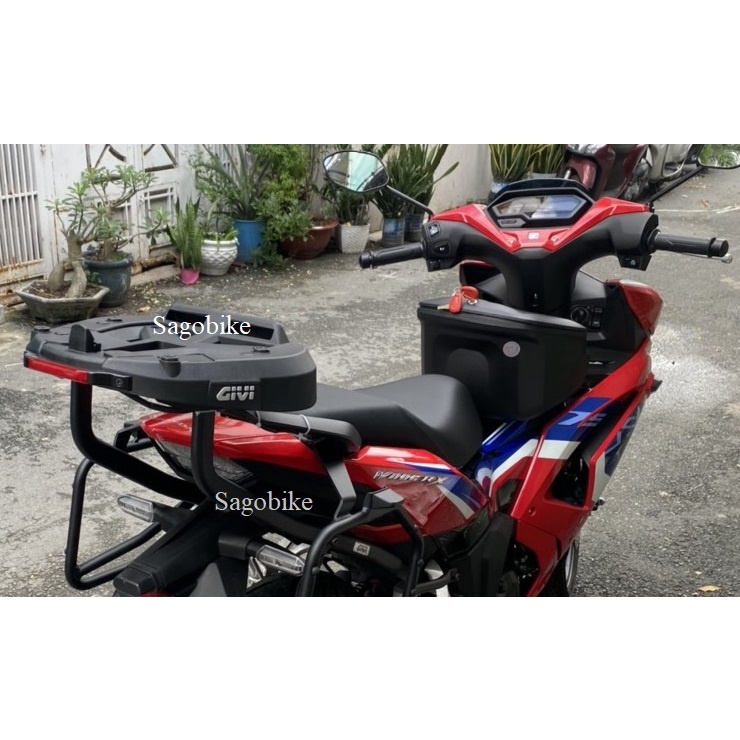 Baga givi HRX Winner X / HRV Winner X , Winner 150, kèm đế M7MN-S phiên bản có đèn stop, hàng givi chính hãng, mới 100%