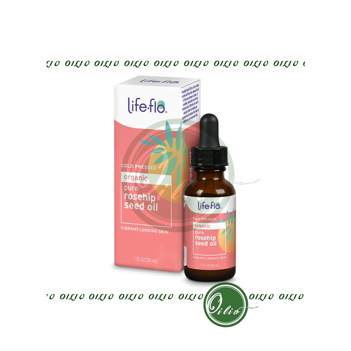 Dầu nụ tầm xuân hữu cơ Life-Flo Pure Rosehip seed oil organic