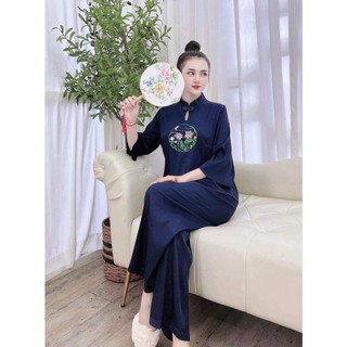 Đồ lam đi chùa đũi gấm thêu