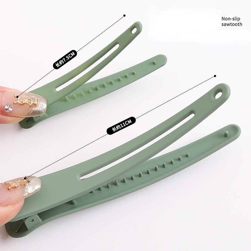 Kẹp Tóc Mỏ Vịt Nhiều Màu Sắc Cỡ Lớn Không Để Lại Dấu Vết Trang Điểm Làm Tóc