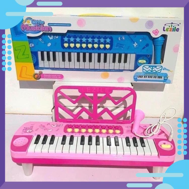 Đàn piano đồ chơi kèm mic hát cho bé