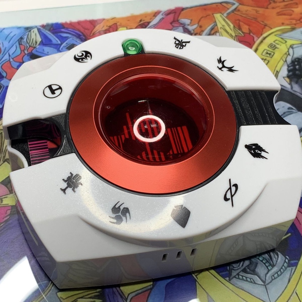 Thắt Lưng Kim Loại Màu Trắng In Hình Kamen Rider Depenta Trong Nội Địa Miễn Phí Vận Chuyển