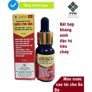 Men nước cao tỏi ngừa tiêu chảy gà đá