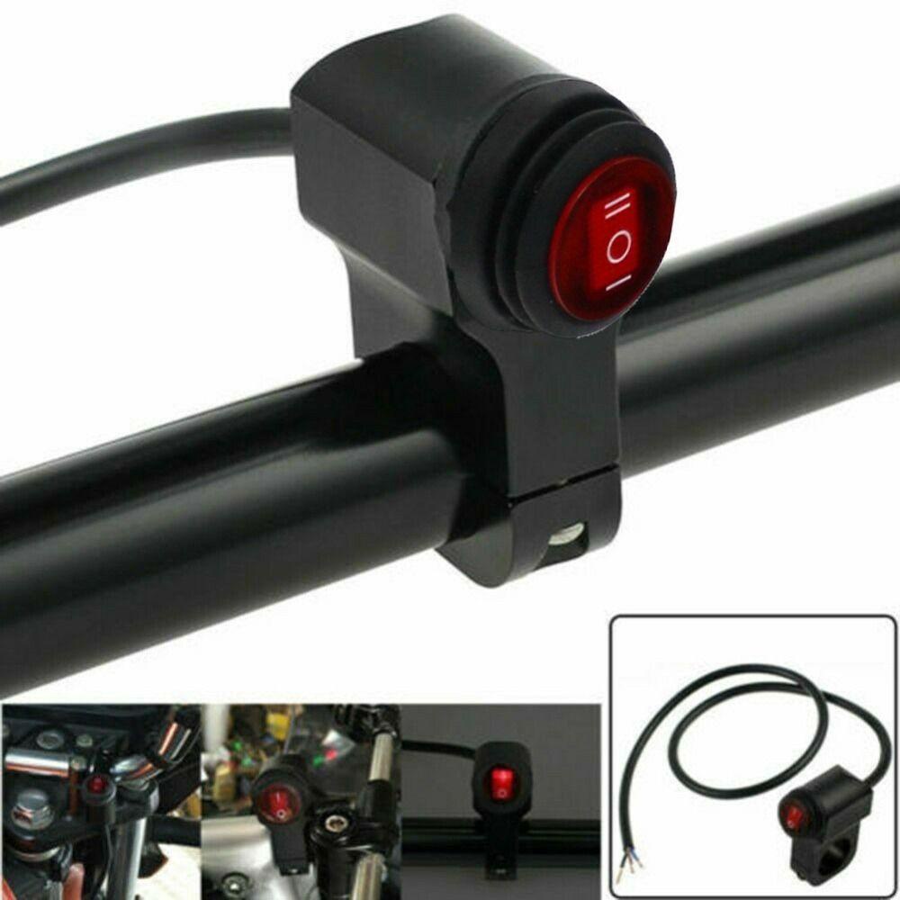 BTLIMER Công Tắc Bật / Tắt Đèn Báo Hiệu Thông Dụng Gắn Tay Lái Xe Máy
