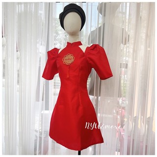 [ Sẵn] Đầm Tàu Cutout Vai