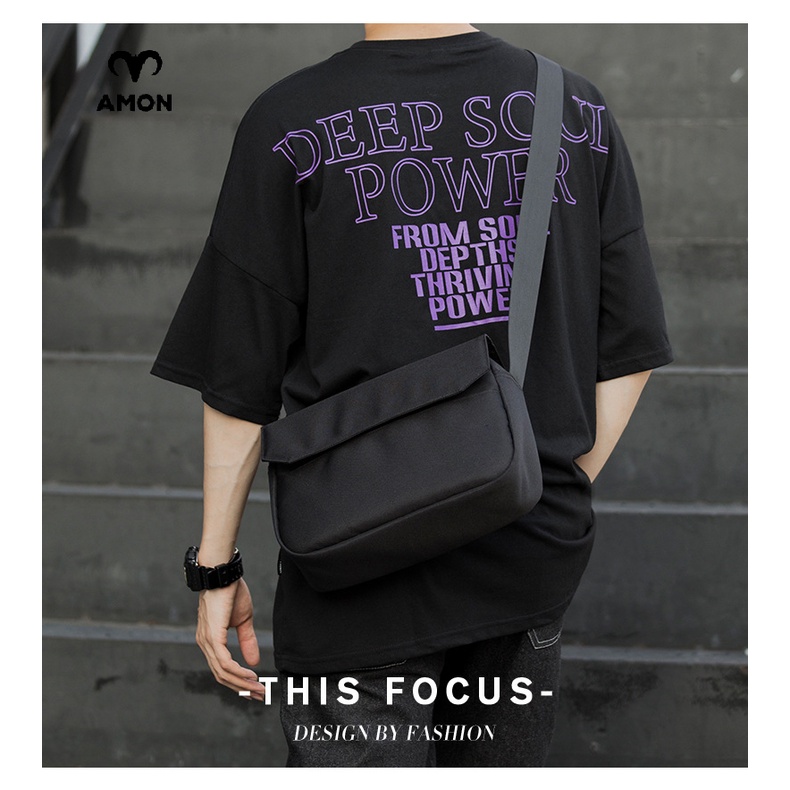 Túi Đeo Chéo Nam Thời Trang đi học đi làm - Túi Đeo Chéo RAMONDA thương hiệu AMON